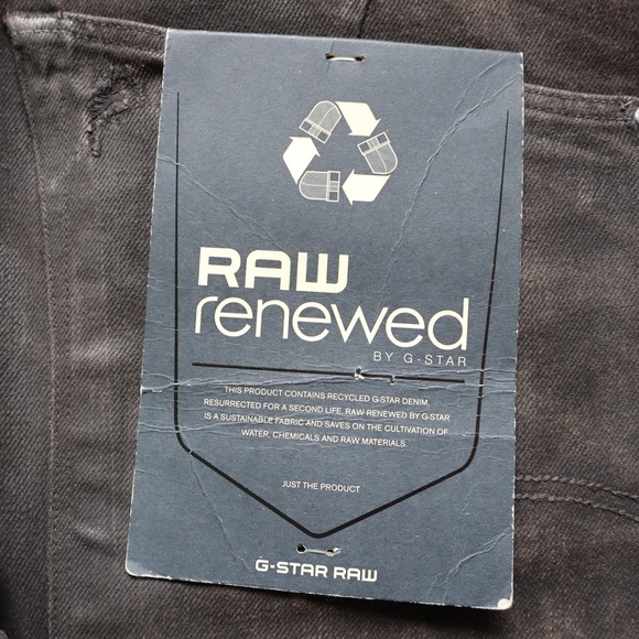 G-Star Raw men’s Renewed Type-C Tapered black denim Jeans. - Picture 2 of 12